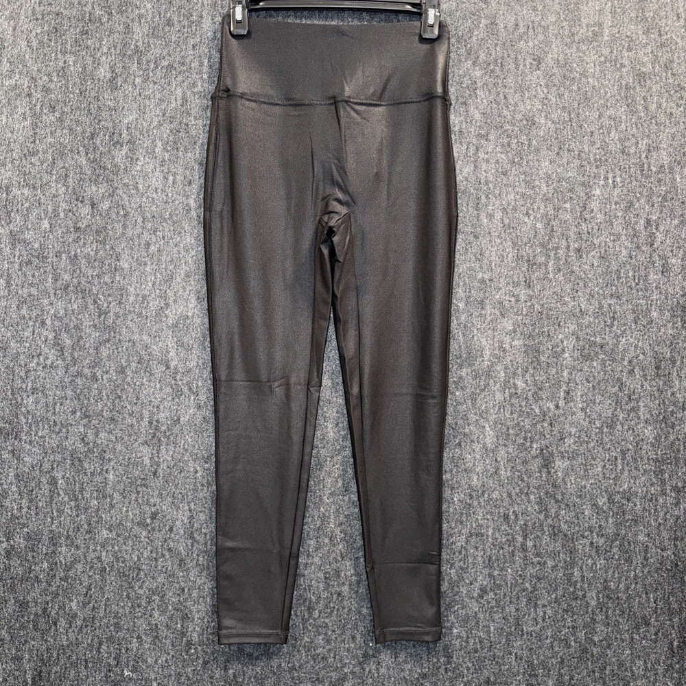 Rufiyo Faux Leather Leggings Women High Waist Shiny‎ Stretch Pants Size Small